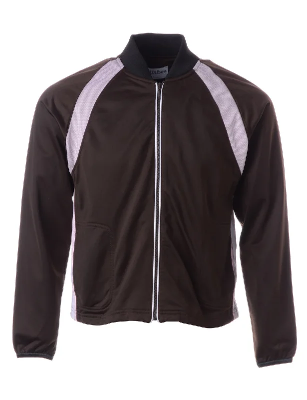 Label Shell Brown Bomber Jacket Denim Jacket Leather Jacket Suede Jacket