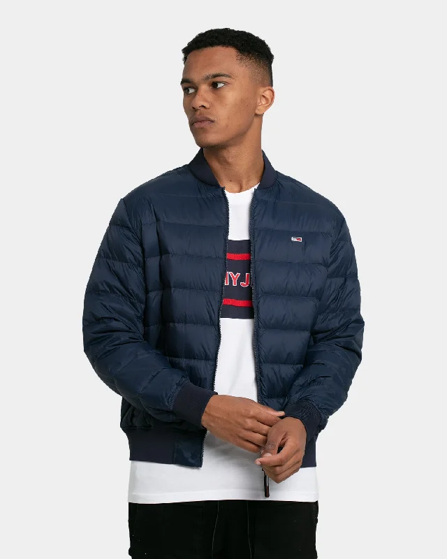 Tommy Jeans Light Down Bomber Jacket Twilight Navy Mesh Jacket Canvas Jacket Denim Jacket