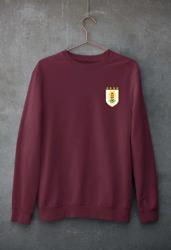 Uruguay Football Unisex Sweatshirt for Men/Women Hoodie with Back Slit Movement Comfort Uruguay Football Unisex Sweatshirt for Men/Women Hoodie with Back Slit Movement Comfort