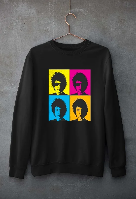 Bob Dylan Unisex Sweatshirt for Men/Women Hoodie with Hem Raw Edge Edgy Unfinished