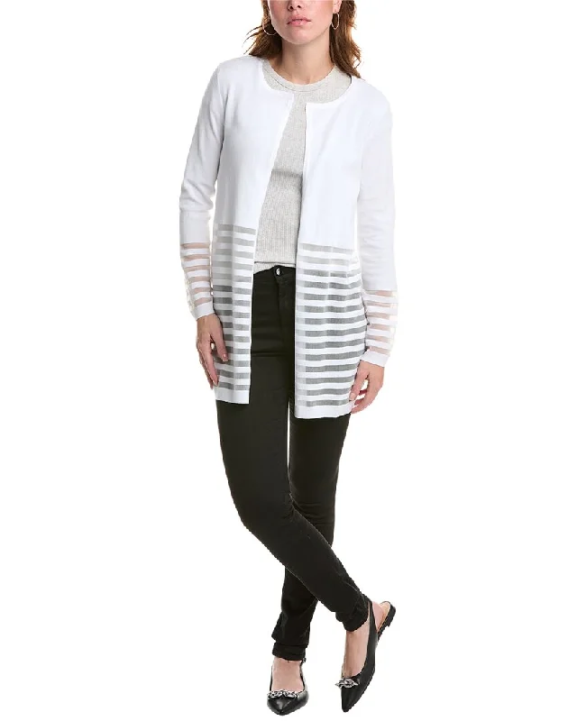 Edinburgh Knitwear Sheer Stripe Duster Jacket Satin Jacket Silk Jacket Chiffon Jacket Edinburgh Knitwear Sheer Stripe Duster Jacket Satin Jacket Silk Jacket Chiffon Jacket