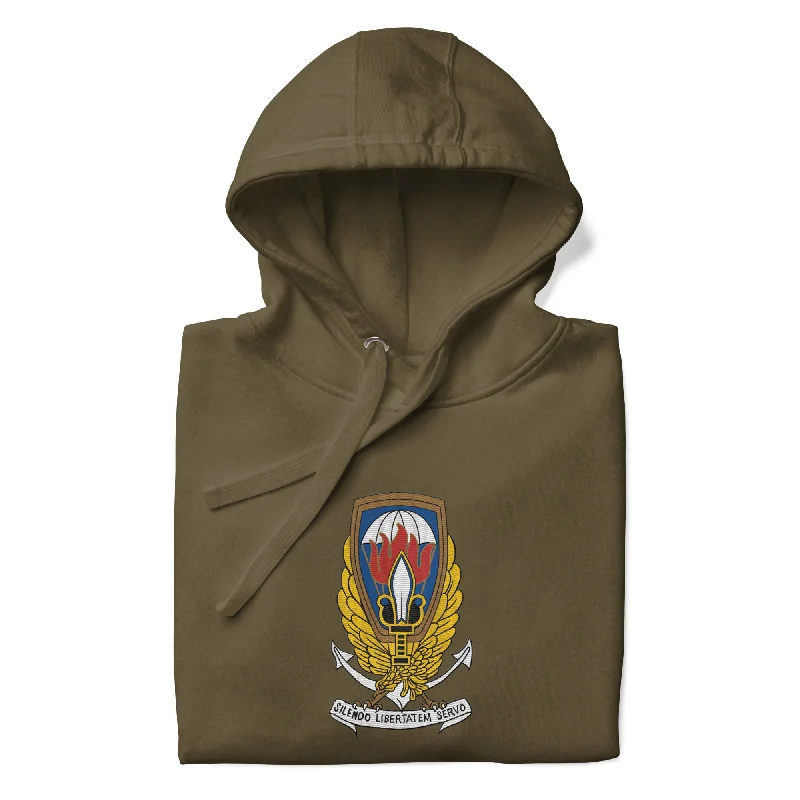 Operation GLADIO embroidered Hoodie Cotton Hoodie Fleece Lining Warmth