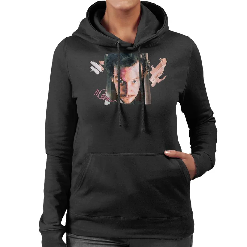 Sidney Maurer Original Portrait Of Daniel Stern As Wet Bandit Harry Home Alone Women's Hooded Sweatshirt Graphic Hoodie Design Print Sidney Maurer Original Portrait Of Daniel Stern As Wet Bandit Harry Home Alone Women's Hooded Sweatshirt Graphic Hoodie Design Print