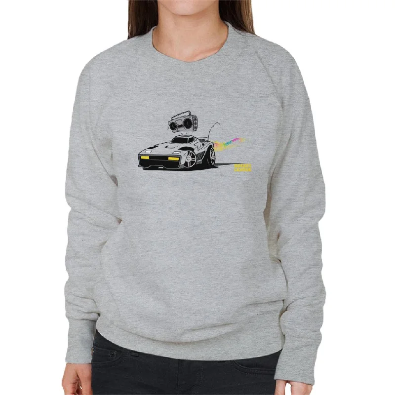 Rocket League Breakout Boombox Women's Sweatshirt Hoodie with Relaxed Fit Easy Casual Rocket League Breakout Boombox Women's Sweatshirt Hoodie with Relaxed Fit Easy Casual