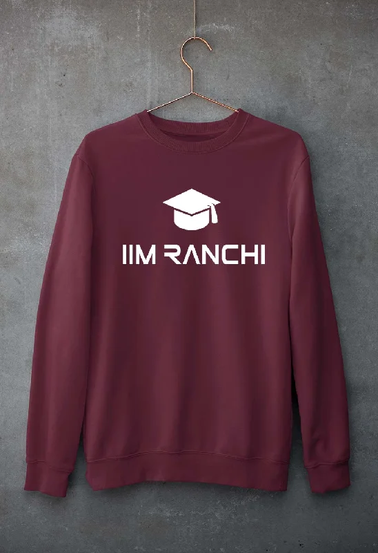 IIM Ranchi Unisex Sweatshirt for Men/Women Hoodie with Sequins Glamorous Eye-catching IIM Ranchi Unisex Sweatshirt for Men/Women Hoodie with Sequins Glamorous Eye-catching