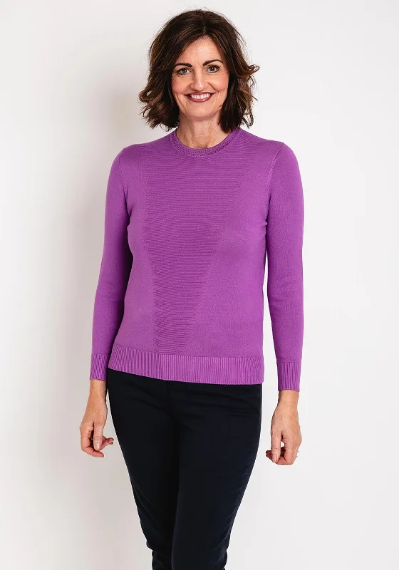 Castle of Ireland Embellished Round Neck Sweater, Aster Sequined Glittery Shiny