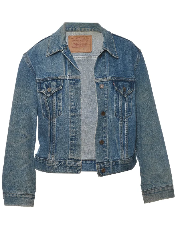 Levi's Classic Denim Jacket - S Satin Fabric Silk Fabric Chiffon Fabric