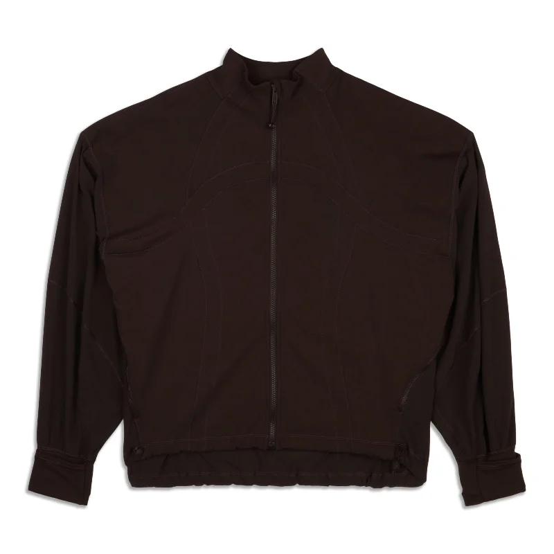 Define Relaxed-Fit Jacket - Resale Zippered Front Buttoned Front Snap Front