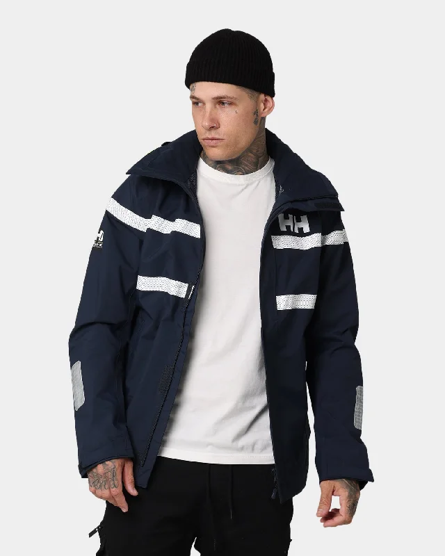 Helly Hansen Saltro Jacket Navy Chenille Fabric Brocade Fabric Lace Fabric