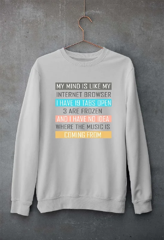 Internet Unisex Sweatshirt for Men/Women Hoodie with Hem Elastic Stretchable Comfortable Internet Unisex Sweatshirt for Men/Women Hoodie with Hem Elastic Stretchable Comfortable