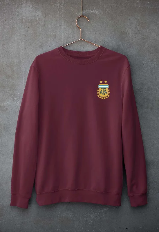 Argentina Football Unisex Sweatshirt for Men/Women Hoodie with Distressed Vintage Worn Argentina Football Unisex Sweatshirt for Men/Women Hoodie with Distressed Vintage Worn