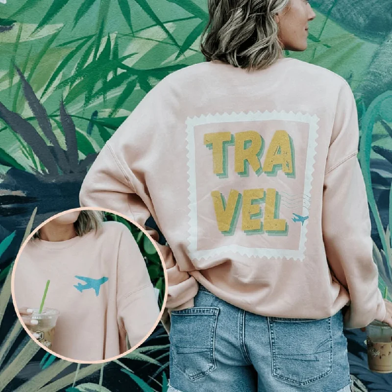 Travel Sweatshirt Hoodie with Metallic Shiny Futuristic
