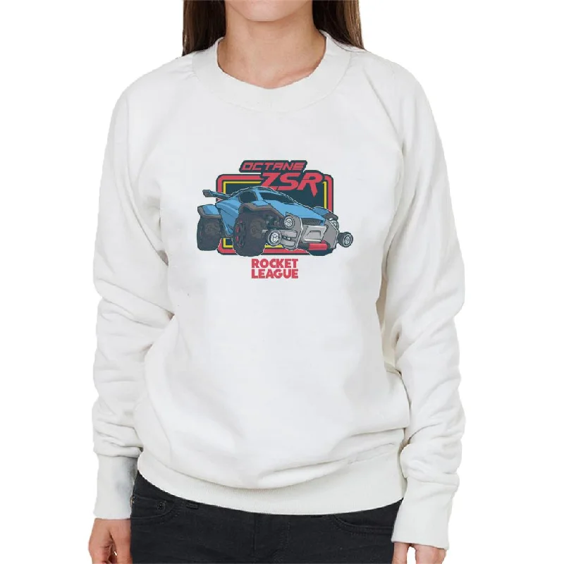 Rocket League Octane ZSR Women's Sweatshirt Hoodie with Button Placket Classic Preppy Rocket League Octane ZSR Women's Sweatshirt Hoodie with Button Placket Classic Preppy