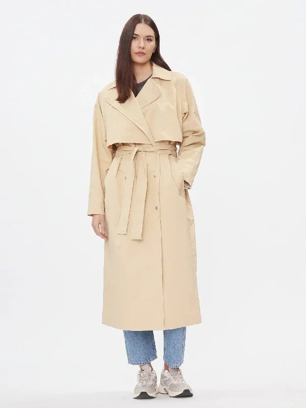 Γυναικεία καπαρντίνα BELTED TRENCH COAT J20J222582AAT | J20J222582AAT Hooded Caped Scarf Γυναικεία καπαρντίνα BELTED TRENCH COAT J20J222582AAT | J20J222582AAT Hooded Caped Scarf