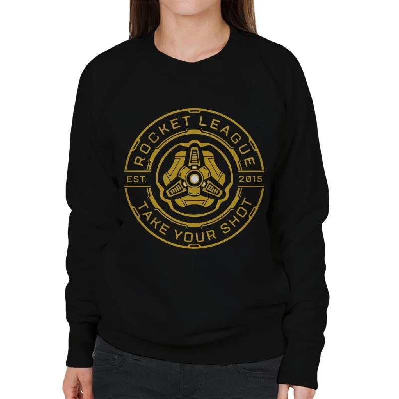 Rocket League Take Your Shot Women's Sweatshirt Hoodie with Strings Custom Fit Adjustable Rocket League Take Your Shot Women's Sweatshirt Hoodie with Strings Custom Fit Adjustable