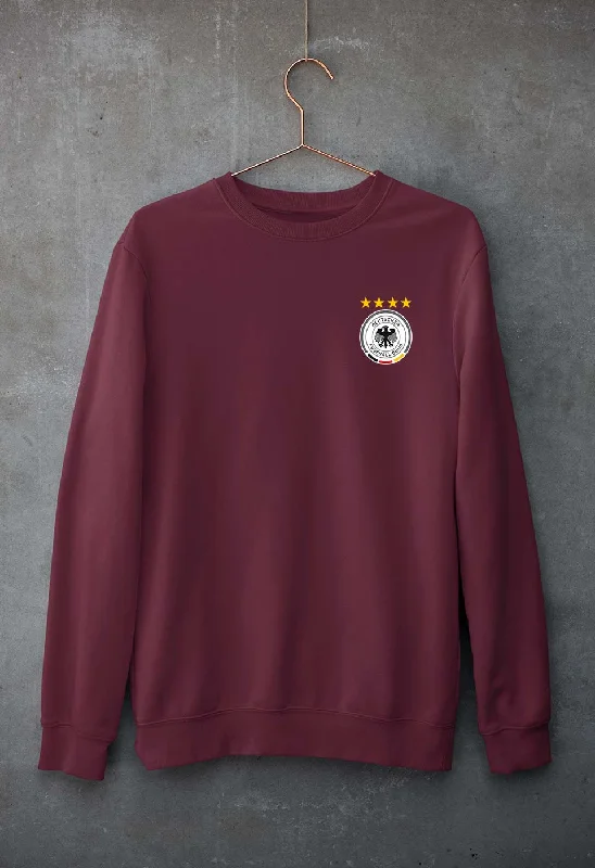 Germany Football Unisex Sweatshirt for Men/Women Hoodie with Ribbed Hem Stretchable Secure Germany Football Unisex Sweatshirt for Men/Women Hoodie with Ribbed Hem Stretchable Secure