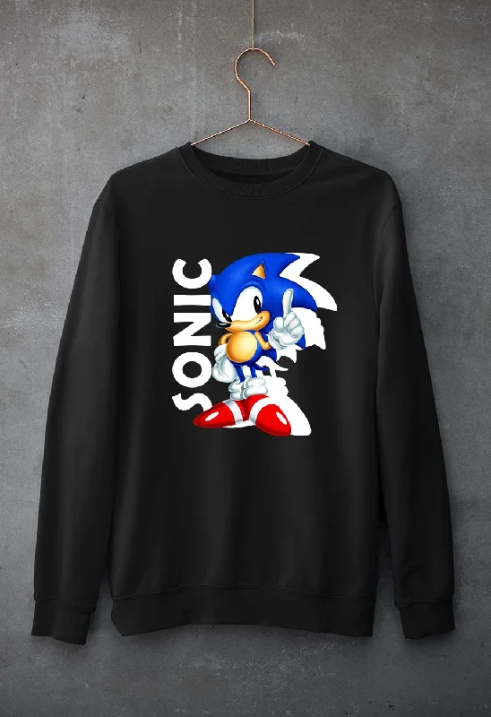 Sonic Unisex Sweatshirt for Men/Women Hoodie with Half-Zip Sporty Casual