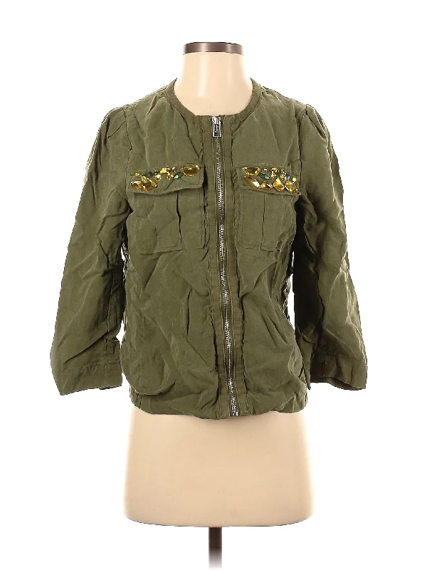 Jacket Zippered Front Buttoned Front Snap Front