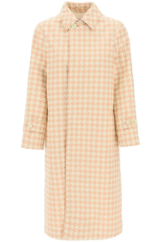 Burberry houndstooth patterned car coat 8083023 SHERBET IP CHECK Collared Crew Neck Turtle Neck Burberry houndstooth patterned car coat 8083023 SHERBET IP CHECK Collared Crew Neck Turtle Neck