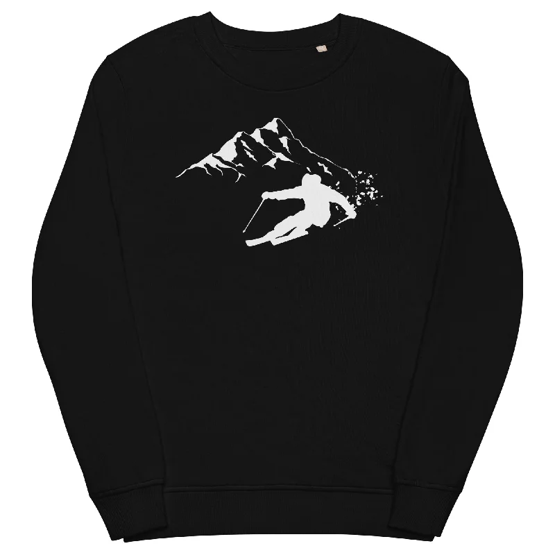 Tiefschnee Skier - Unisex Premium Organic Sweatshirt Hoodie with Camouflage Military Edgy Tiefschnee Skier - Unisex Premium Organic Sweatshirt Hoodie with Camouflage Military Edgy