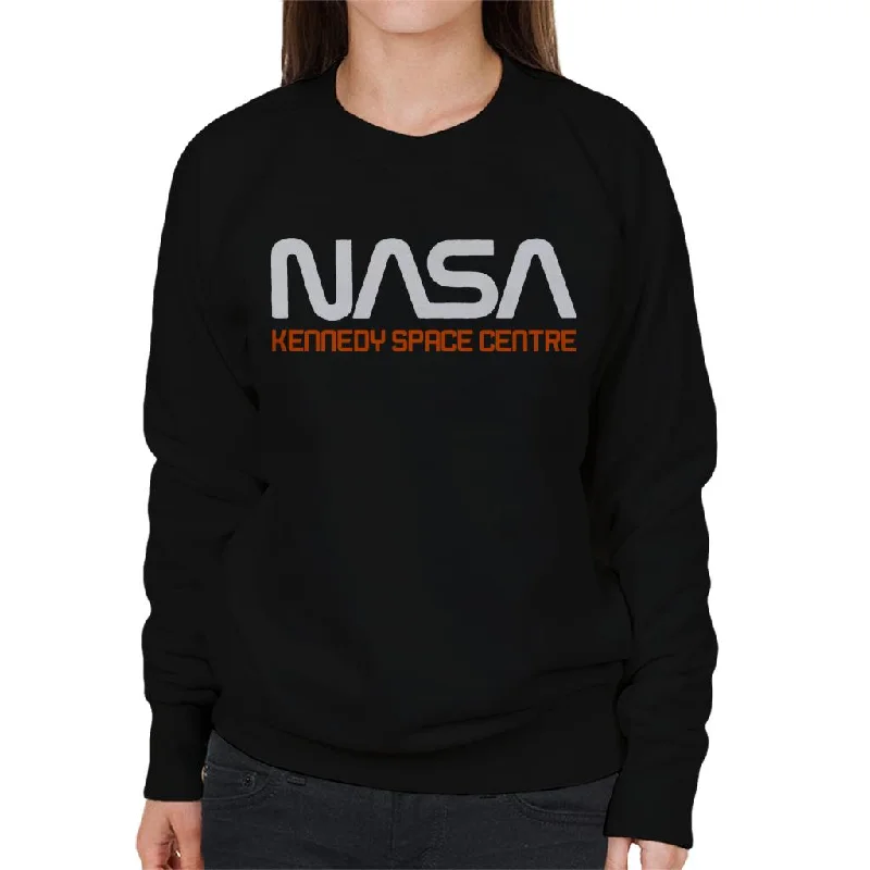 NASA Kennedy Space Centre Rocket Text Women's Sweatshirt Graphic Hoodie Design Print NASA Kennedy Space Centre Rocket Text Women's Sweatshirt Graphic Hoodie Design Print