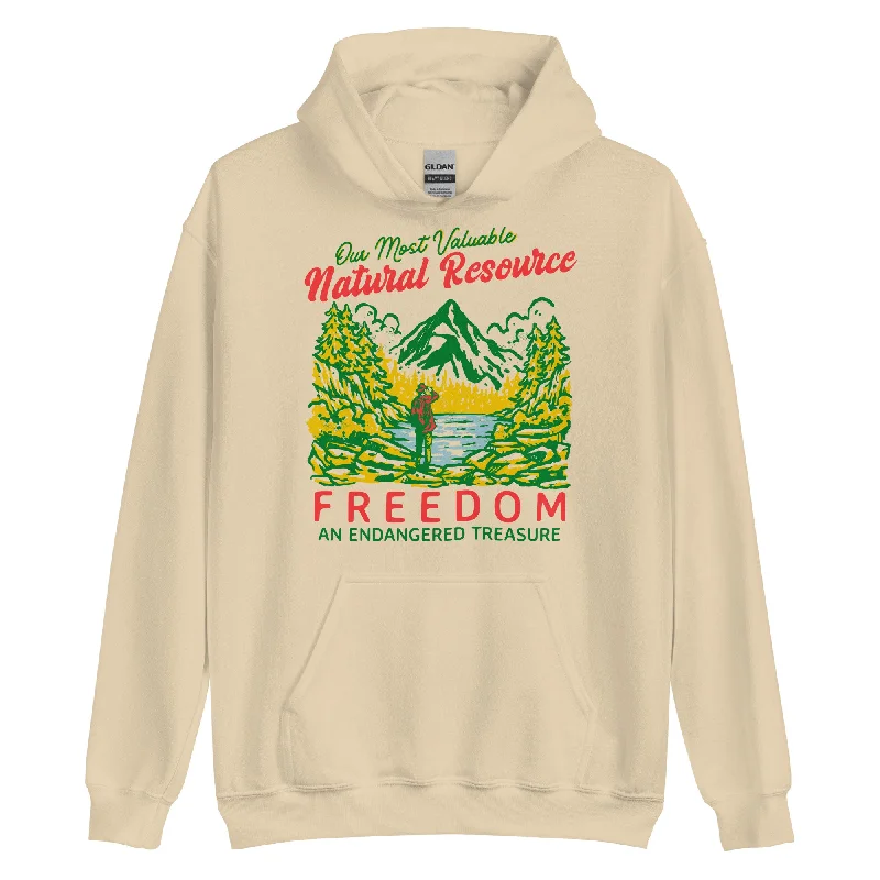 Our Most Valuable Natural Resource Freedom Hoodie Hoodie with V-Neck Classic Versatile Our Most Valuable Natural Resource Freedom Hoodie Hoodie with V-Neck Classic Versatile
