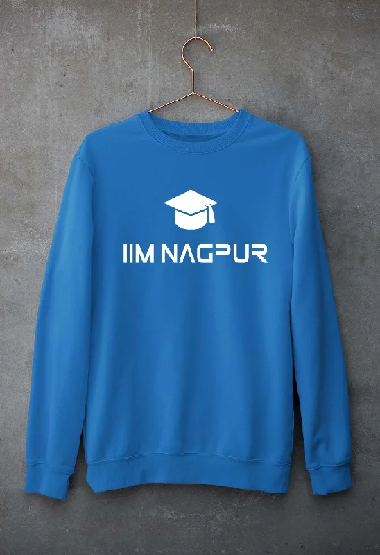 IIM Nagpur Unisex Sweatshirt for Men/Women Hoodie with Ribbed Hem Stretchable Secure IIM Nagpur Unisex Sweatshirt for Men/Women Hoodie with Ribbed Hem Stretchable Secure