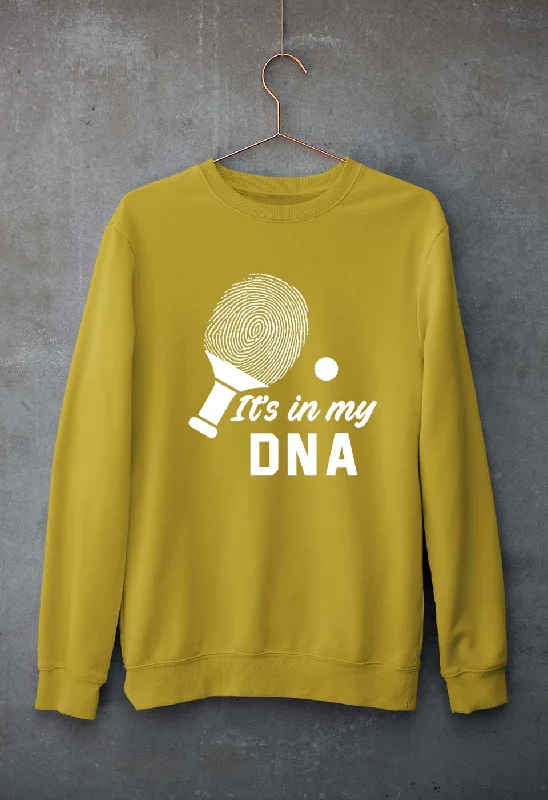 Table Tennis (TT) DNA Unisex Sweatshirt for Men/Women Hoodie with Crew Neck Simple Timeless Table Tennis (TT) DNA Unisex Sweatshirt for Men/Women Hoodie with Crew Neck Simple Timeless