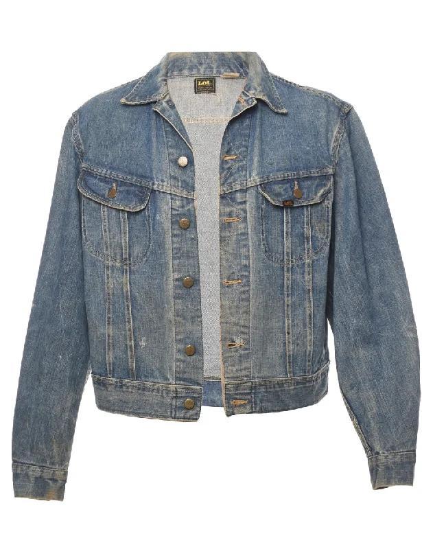 Lee Denim Jacket - M Striped Jacket Polka Dot Jacket Floral Jacket