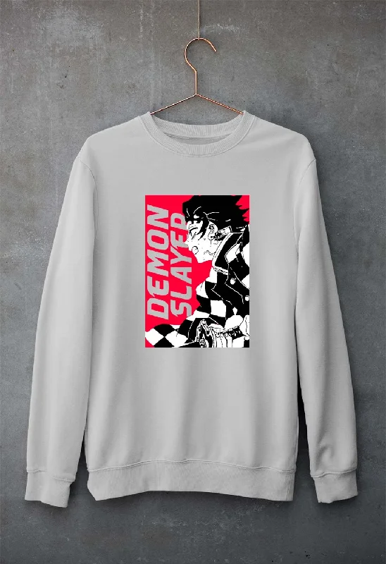 Demon Slayer Unisex Sweatshirt for Men/Women Hoodie with Hem Detail Decorative Unique