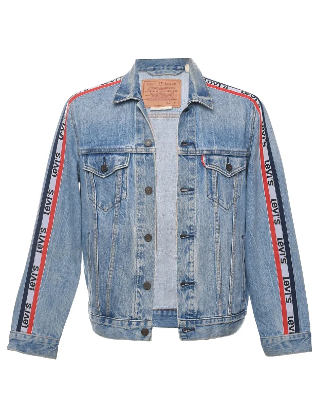 Levi's Denim Jacket - M Rayon Fabric Velvet Fabric Corduroy Fabric