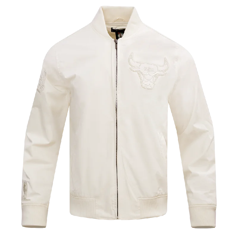 NBA CHICAGO BULLS NEUTRAL TWILL JACKET (EGGSHELL) Chenille Fabric Brocade Fabric Lace Fabric NBA CHICAGO BULLS NEUTRAL TWILL JACKET (EGGSHELL) Chenille Fabric Brocade Fabric Lace Fabric