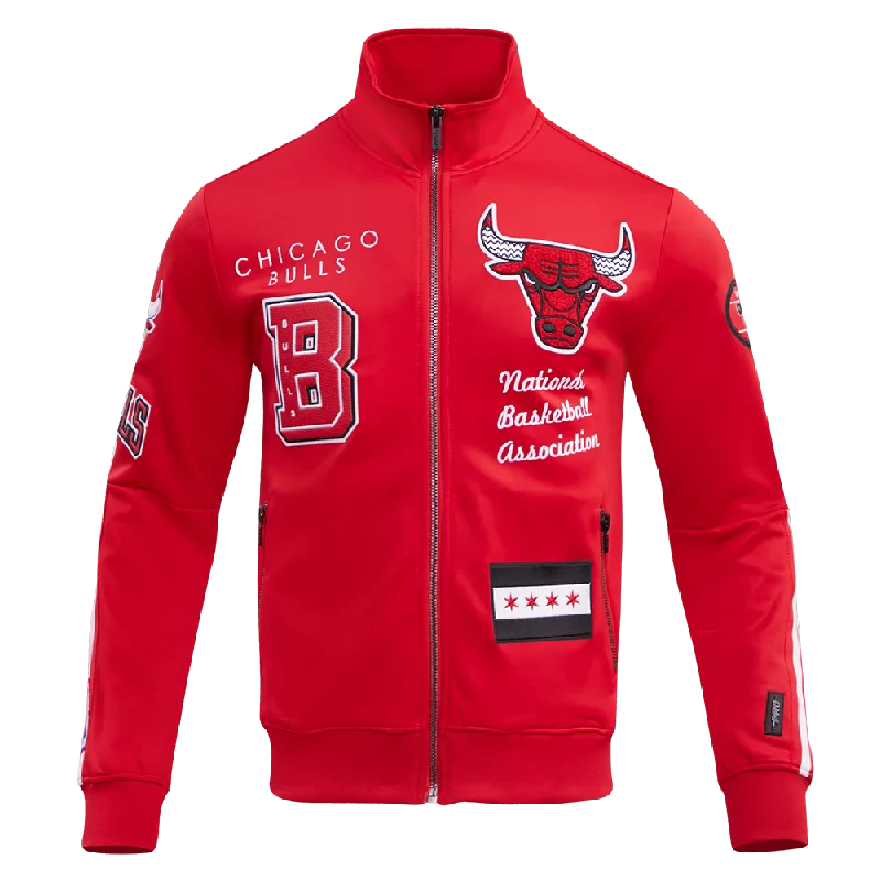 CHICAGO BULLS CHERRY 2.0 DK TRACK JACKET (RED) Fleece Jacket Down Jacket Parka
