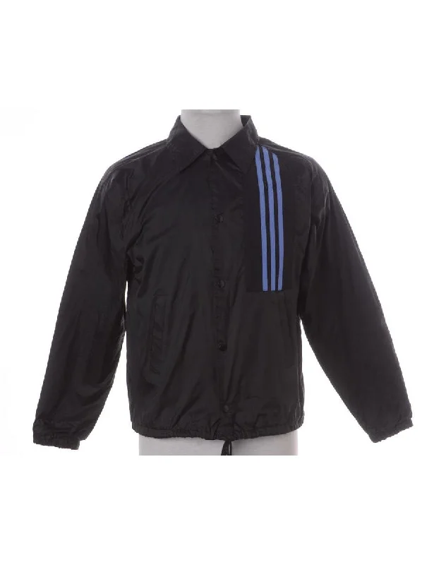 Label Tino Stripe Front Coach Jacket Trench Coat Raincoat Waterproof Jacket