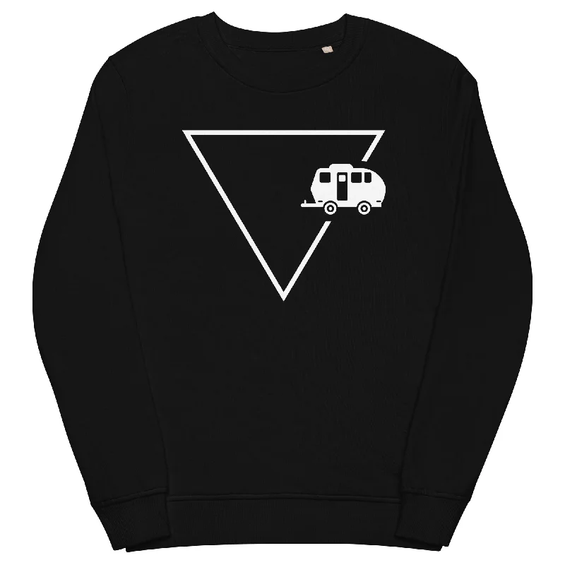 Dreieck 1 und Camping - Unisex Premium Organic Sweatshirt Hoodie with Hem Embroidery Detailed Premium Dreieck 1 und Camping - Unisex Premium Organic Sweatshirt Hoodie with Hem Embroidery Detailed Premium