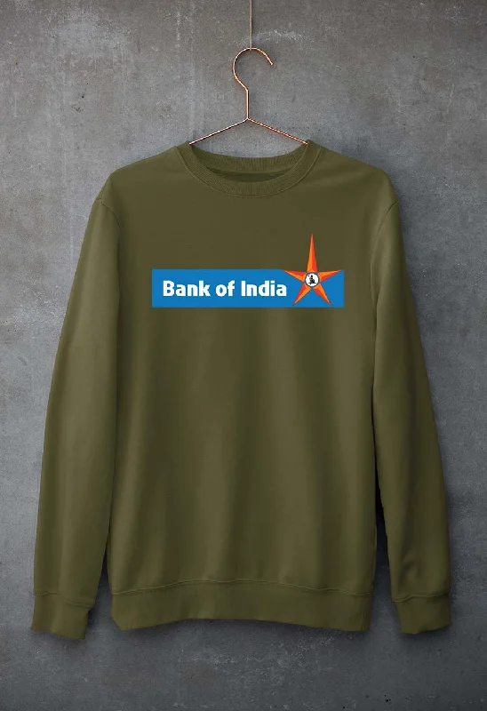 Bank of India Unisex Sweatshirt for Men/Women Hoodie with Gradient Ombre Colorful