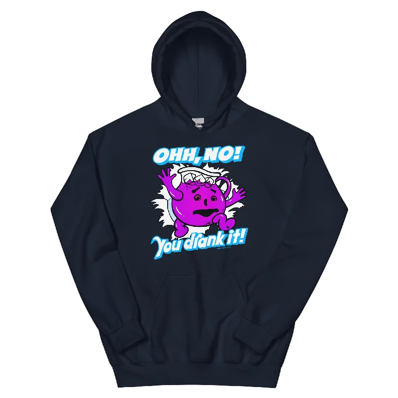 Oh No, You Drank It! Parody Pullover Hoodie Hoodie with Drawstring Waist Adjustable Fitted Oh No, You Drank It! Parody Pullover Hoodie Hoodie with Drawstring Waist Adjustable Fitted