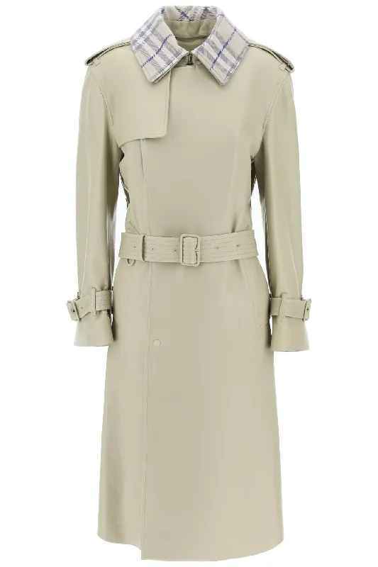 long leather trench coat 8088838 HUNTER Striped Polka Dot Floral