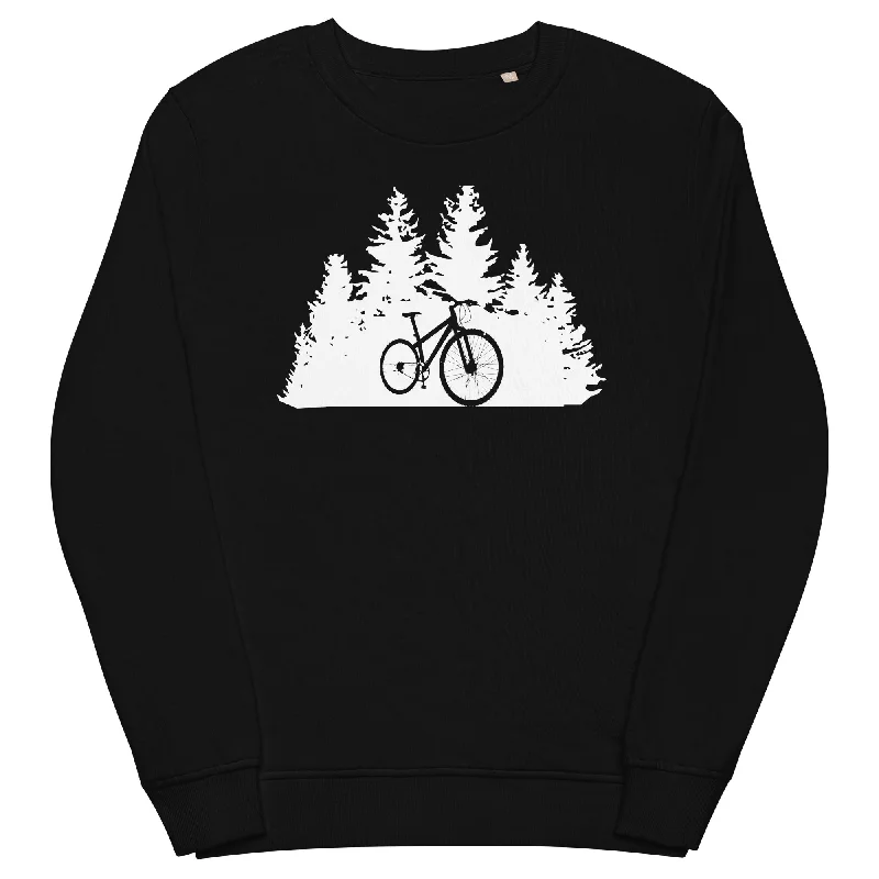 Bäume - Radfahren - Unisex Premium Organic Sweatshirt Hoodie with Earth Tones Natural Calm Bäume - Radfahren - Unisex Premium Organic Sweatshirt Hoodie with Earth Tones Natural Calm
