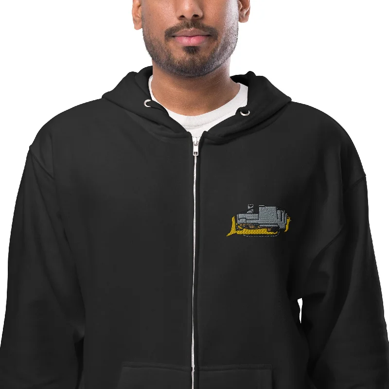 Killdozer Embroidered Fleece Zip hoodie Hoodie with Toggle Buttons Decorative Unique Killdozer Embroidered Fleece Zip hoodie Hoodie with Toggle Buttons Decorative Unique