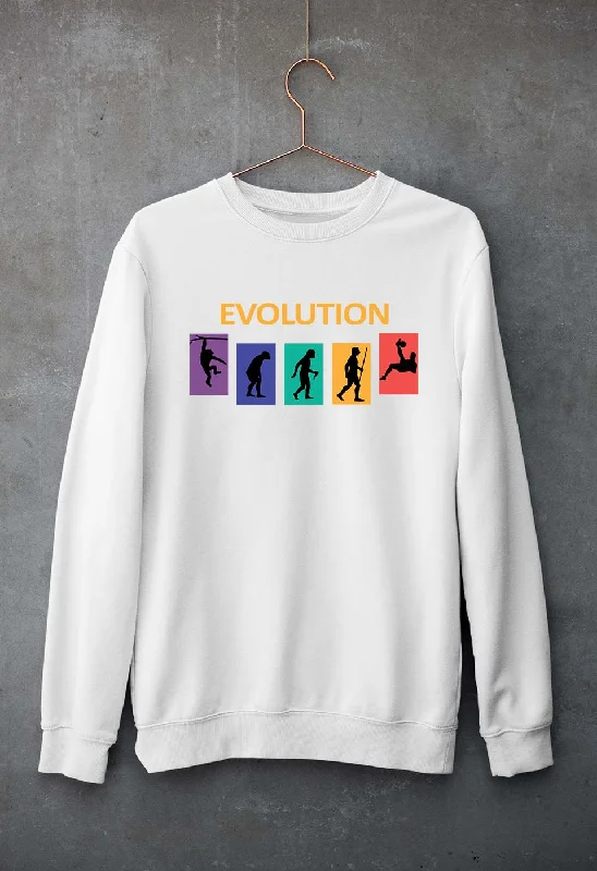 Evolution Football Unisex Sweatshirt for Men/Women Hoodie with Toggle Buttons Decorative Unique Evolution Football Unisex Sweatshirt for Men/Women Hoodie with Toggle Buttons Decorative Unique
