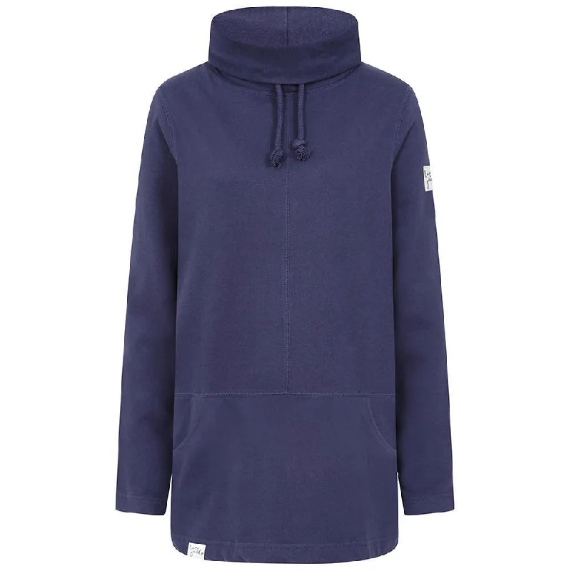 LJ99 - Ladies Plain Roll Neck Sweatshirt - Twilight Hoodie with Pastel Soft Subtle