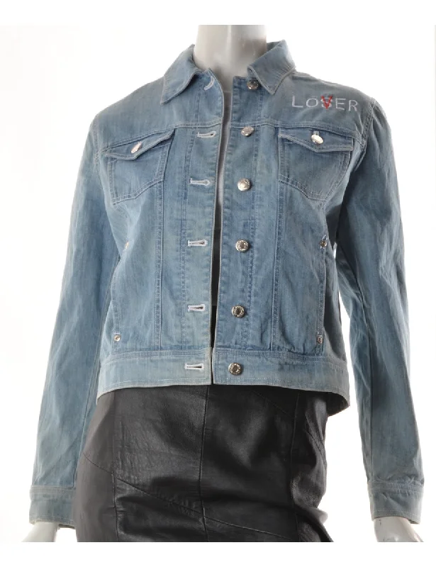 Label Roxanne Loser Love Denim Jacket Lace Jacket Ribbed Jacket Sequined Jacket