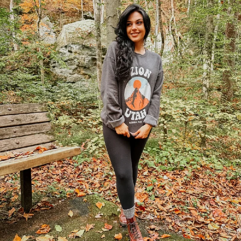 Zion National Park Sweatshirt Hoodie with Patch Decorative Personalized