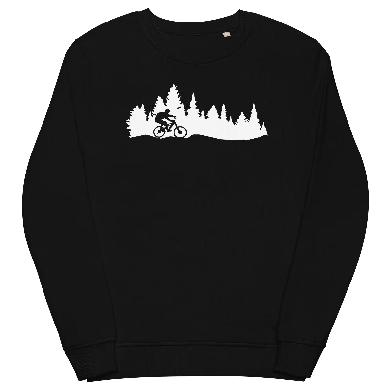 Bäume - Mountainbiking - (M) - Unisex Premium Organic Sweatshirt Oversized Hoodie Comfort Casual Bäume - Mountainbiking - (M) - Unisex Premium Organic Sweatshirt Oversized Hoodie Comfort Casual