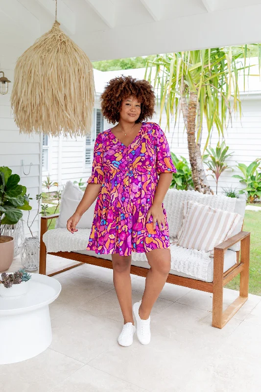 Ziggy Dress in Ruby by Kasey Rainbow
