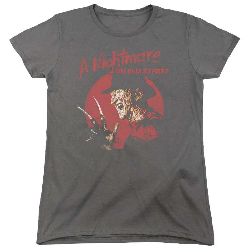 A Nightmare on Elm Street Freddy Circle - Women's T-Shirt Graphic Embroidered Appliqued A Nightmare on Elm Street Freddy Circle - Women's T-Shirt Graphic Embroidered Appliqued