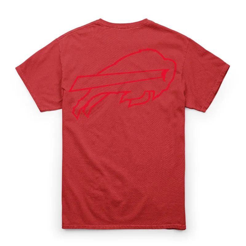 BUFFALO BILLS HIGHLIGHT '47 VINTAGE TUBULAR TEE Polka Dot Checkered Tartan