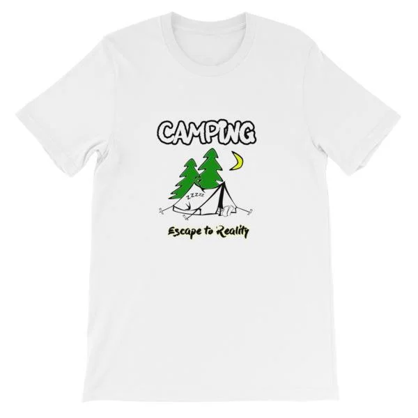 Camping Escape to Reality T-shirt Fitted T-Shirt Seamless Stretchy