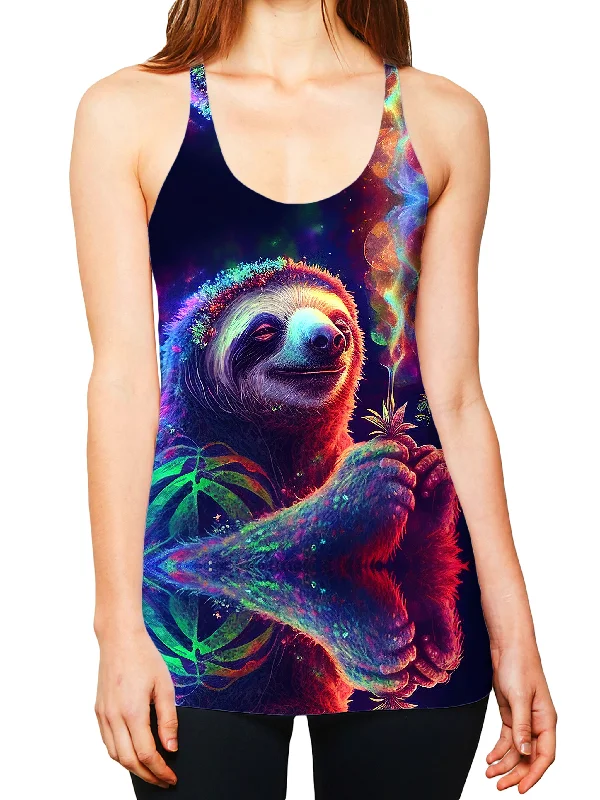 Chill Sloth Women's Tank lace back tank